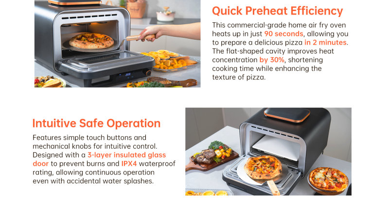 Meal prep with steam oven